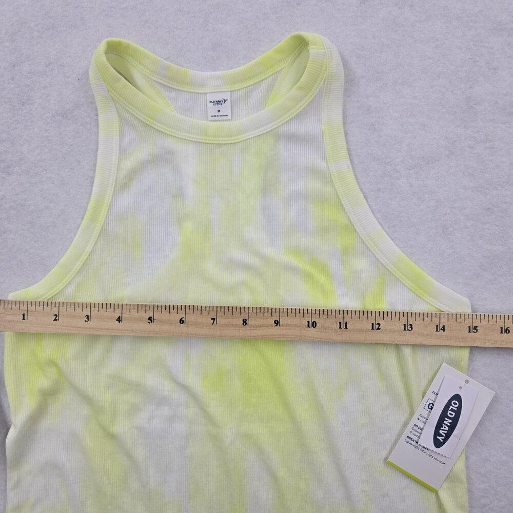 NWT Lot Of 2 Old Navy Active Go-Dry Lightweight Tank Tops Tie Dye Racerback M - Picture 6 of 8